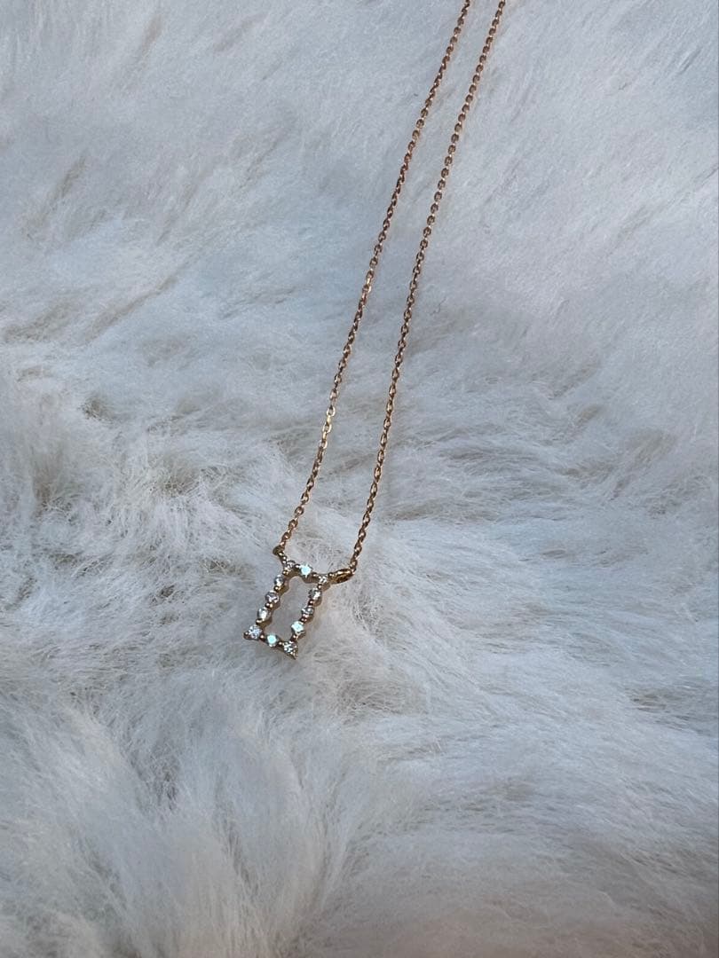 K18 ダイヤ0.06ct ネックレス