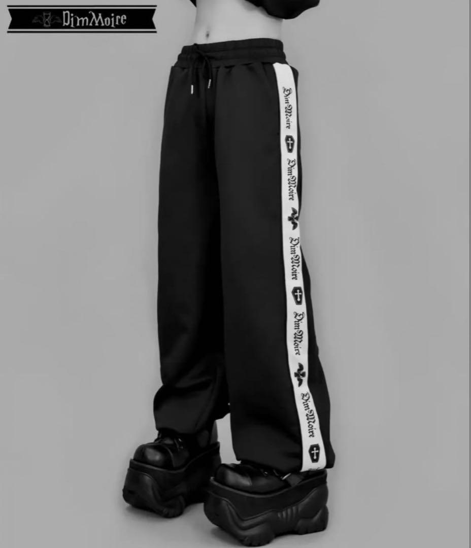 DimMoire ディムモアール ベロア ジャージ パンツ ブラック　XL