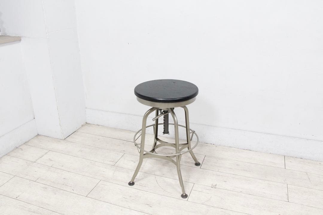 【極美品】 関家具 クラッシュゲート トレドII ハイスツール