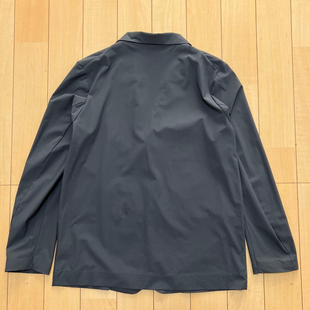 adidas アディダス　スーツ　セットアップ　ロゴ　ストレッチ　グレー　L