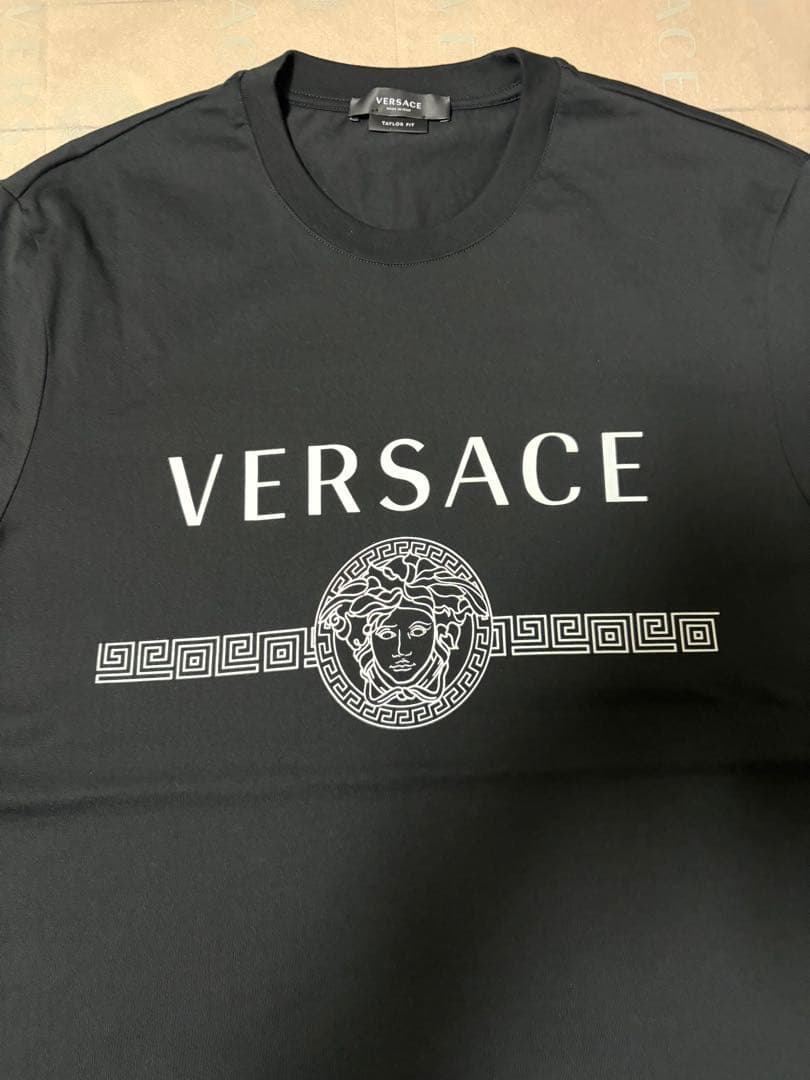 VERSACE ブラック Tシャツ S