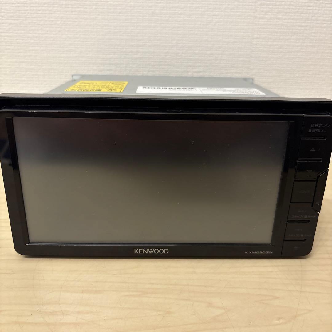 ケンウッドナビ2025年春版地図KXMG305W新品バックカメラアンテナ等セット