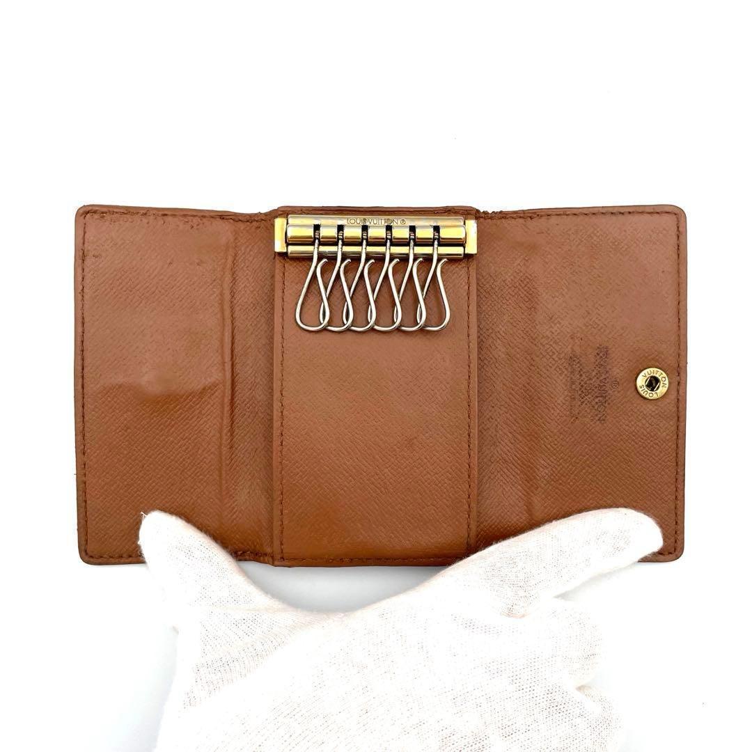美品❣️ルイヴィトン モノグラム ミュルティクレ6 6連キーケース ブラウン 茶