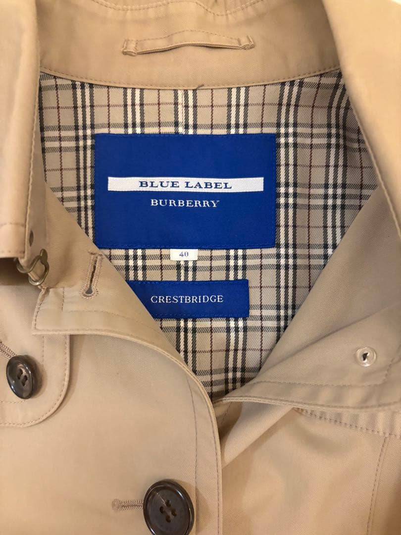 BURBERRY BLUE LABEL トレンチコート サイズ4 0ベージュ