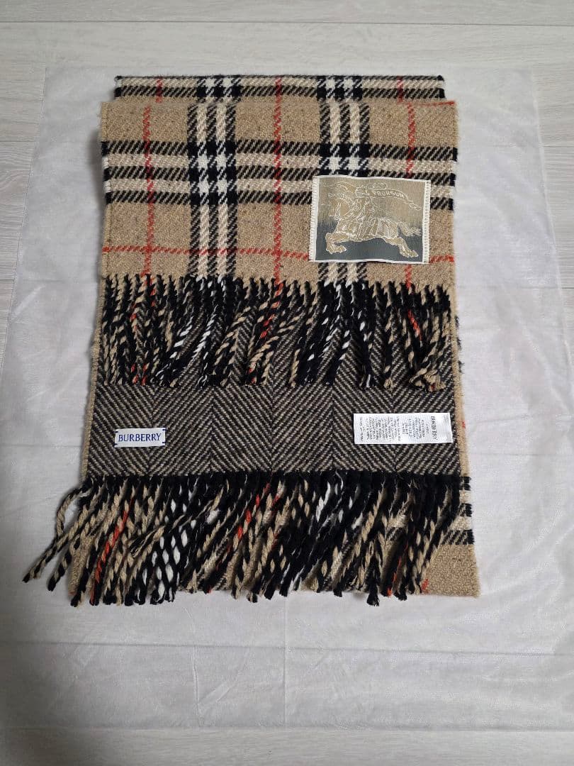 【未使用】最高級ラインBURBERRY PRORSUM　リバーシブルマフラー