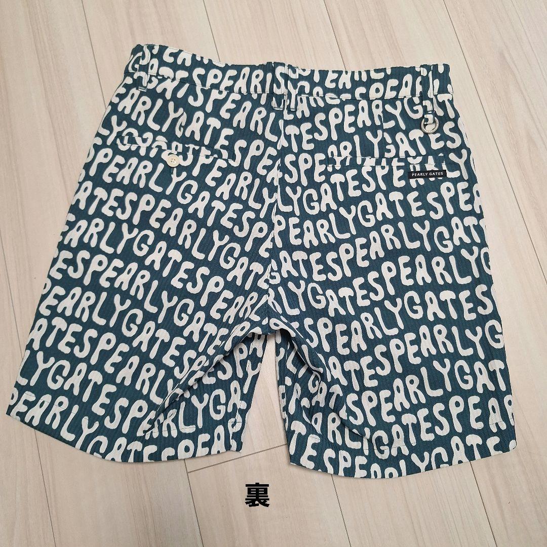 新品　　京都プリント　PEARLY GATES 半ズボン色　サイズ４