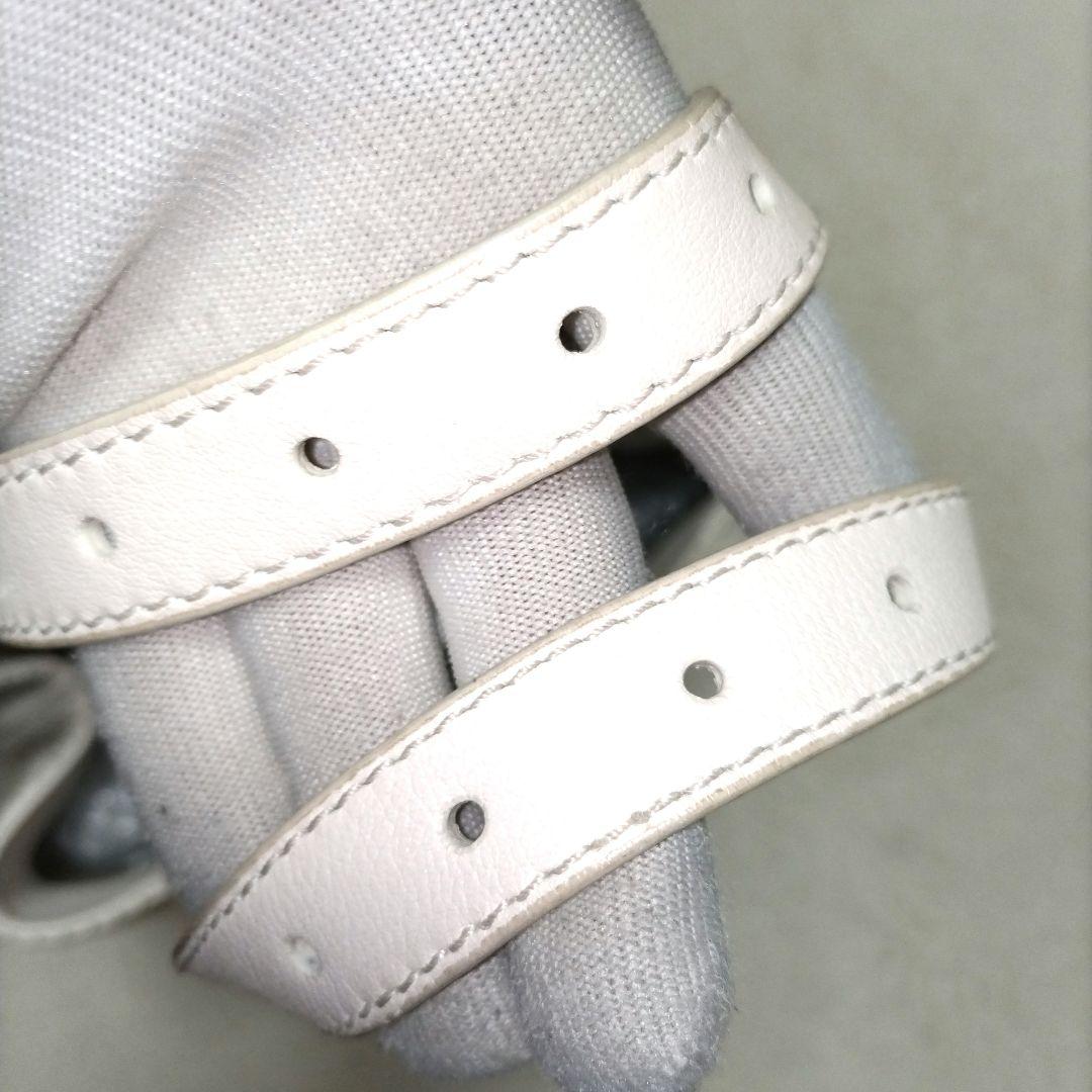 【美品】BALLY ストライプ ゴールド金具 パンチングレザー トートバッグ