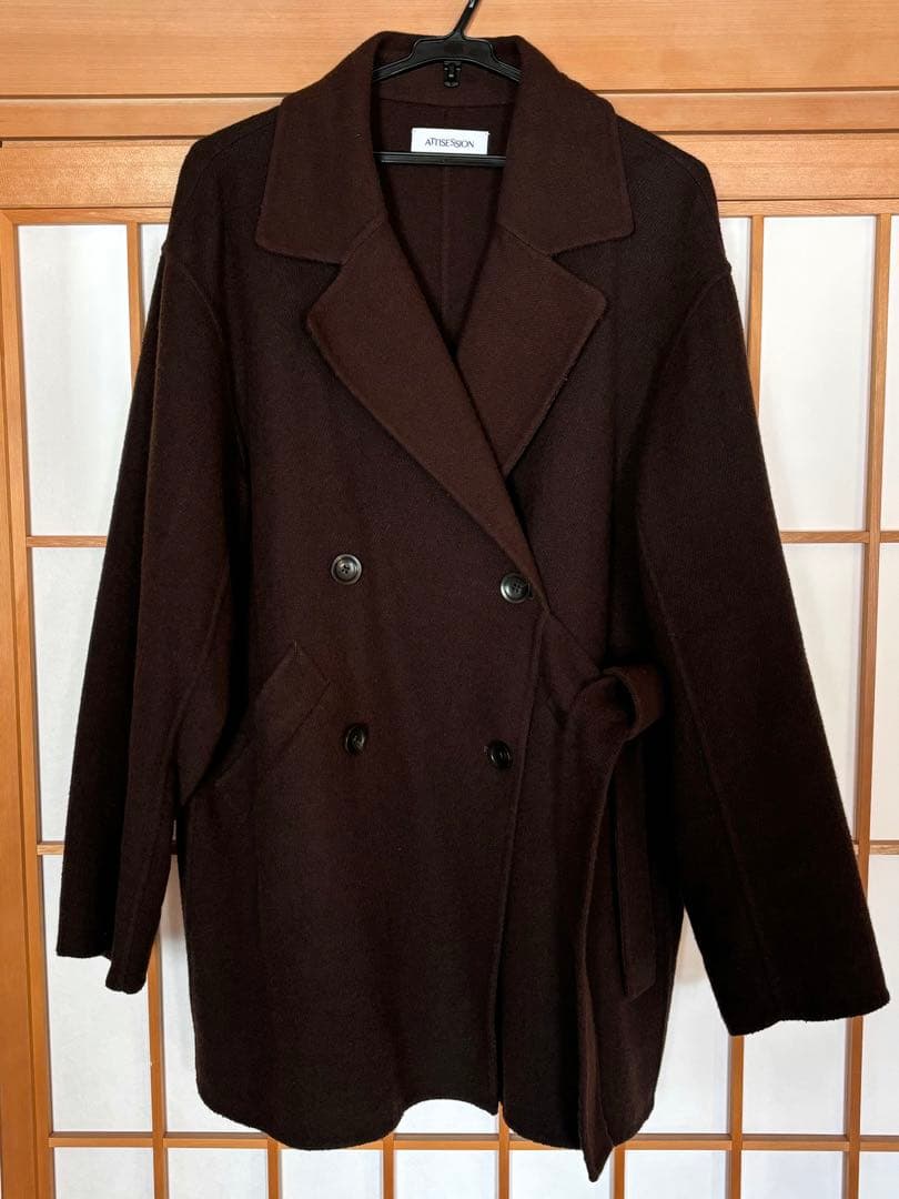 ＜ATTISESSION＞リバー ベルト コート