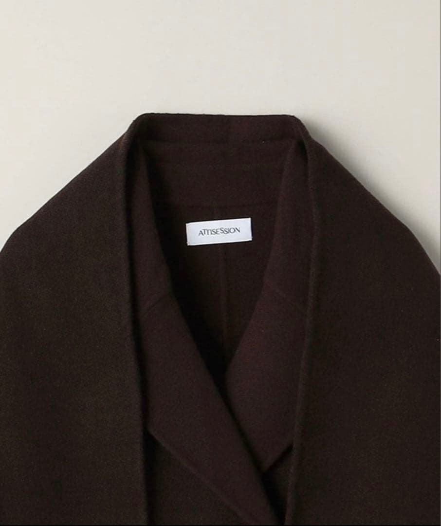 ＜ATTISESSION＞リバー ベルト コート