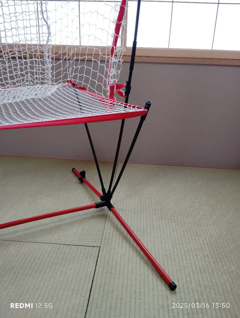 FIELD FORCE ネット＆トスマシン 折りたたみ式 赤白