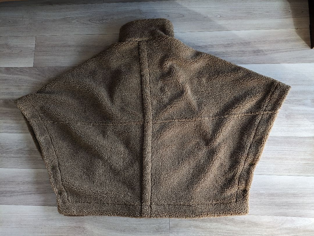 値下 美品 FRAMeWORK ボアコート ポンチョ ベイクルーズ キャメル