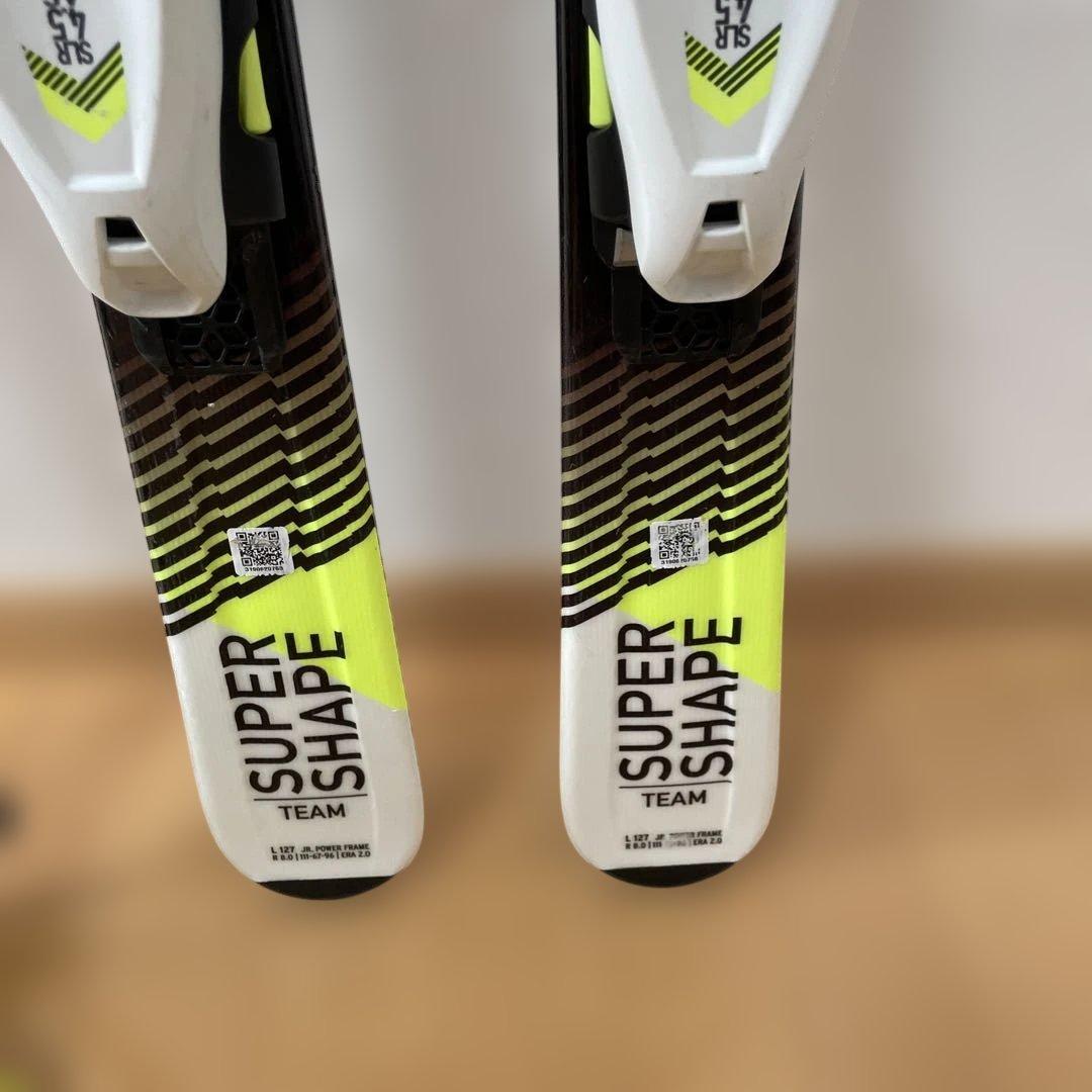 HEAD SUPERSHAPE 127cm（子供用）＋ブーツＨＥＡＤ 23cm