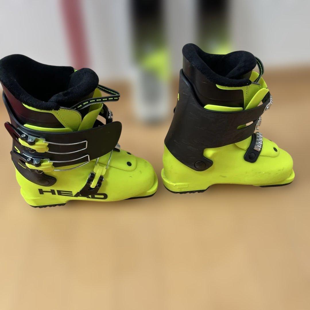 HEAD SUPERSHAPE 127cm（子供用）＋ブーツＨＥＡＤ 23cm