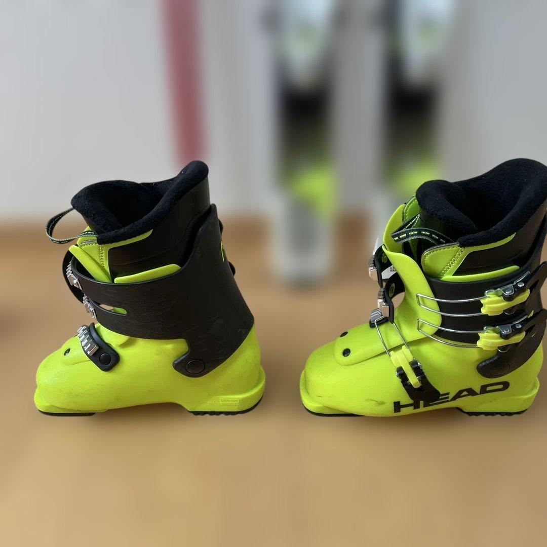 HEAD SUPERSHAPE 127cm（子供用）＋ブーツＨＥＡＤ 23cm