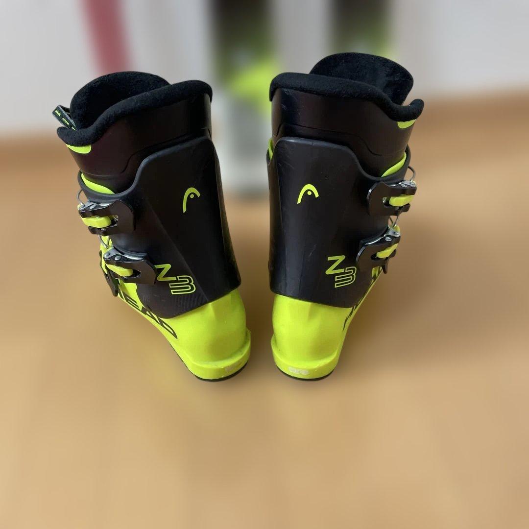 HEAD SUPERSHAPE 127cm（子供用）＋ブーツＨＥＡＤ 23cm