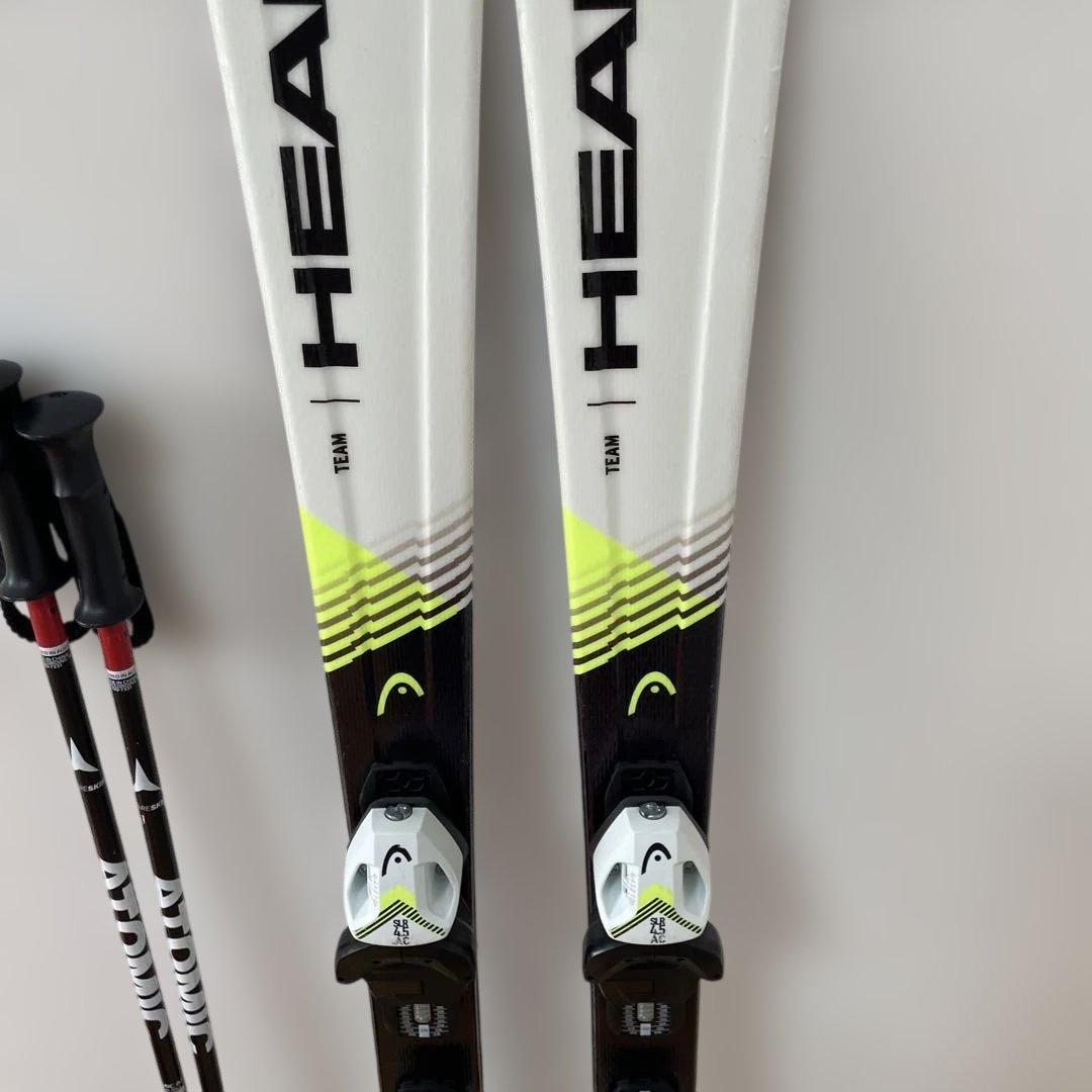 HEAD SUPERSHAPE 127cm（子供用）＋ブーツＨＥＡＤ 23cm