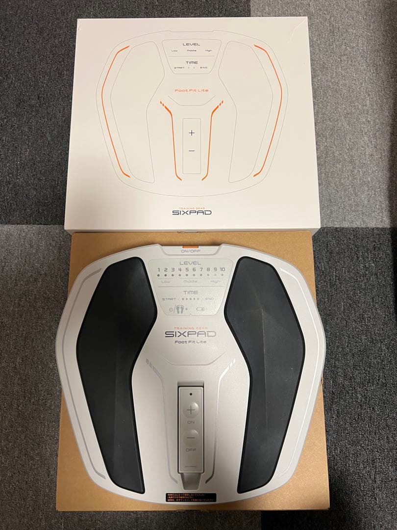 SIXPAD Abs Fit ライトグレー 箱付き