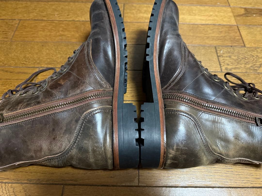 自*い様 08aw NUMBER (N)INE ワークブーツ　サイズ9