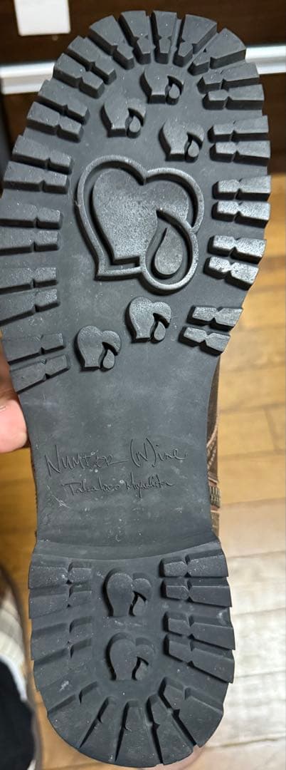 自*い様 08aw NUMBER (N)INE ワークブーツ　サイズ9