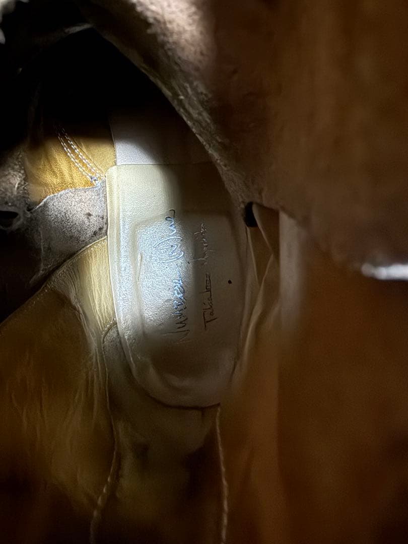 自*い様 08aw NUMBER (N)INE ワークブーツ　サイズ9