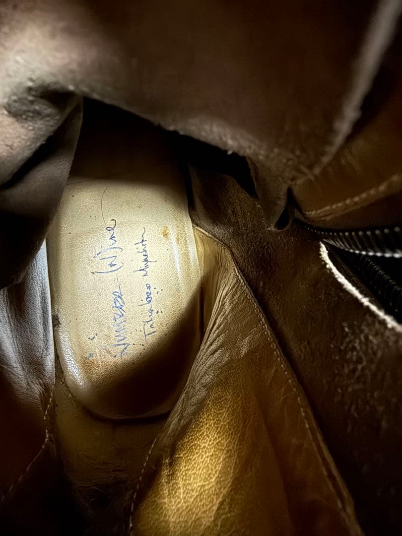 自*い様 08aw NUMBER (N)INE ワークブーツ　サイズ9