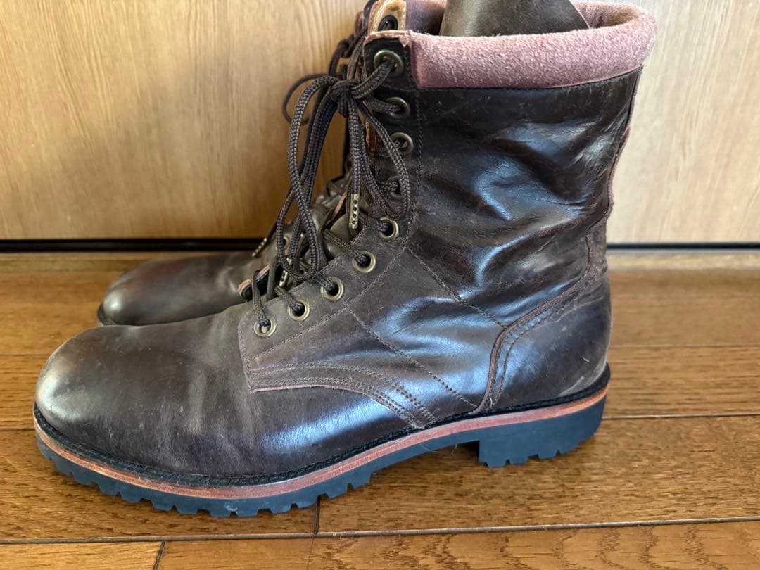 自*い様 08aw NUMBER (N)INE ワークブーツ　サイズ9