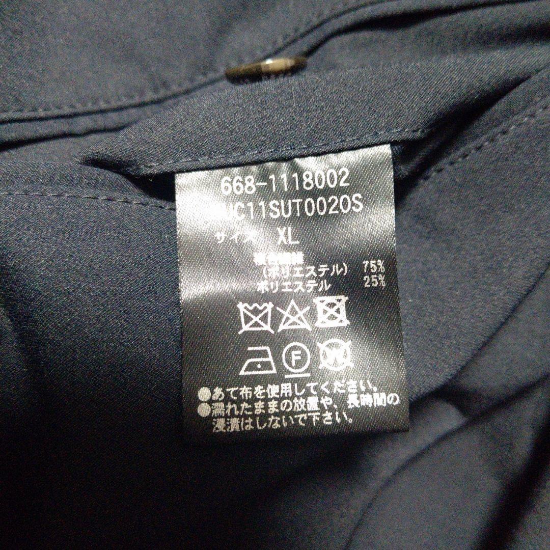 美品 ✨️ ナノユニバース ダメリーノ SOLOTEX セットアップ XL 紺