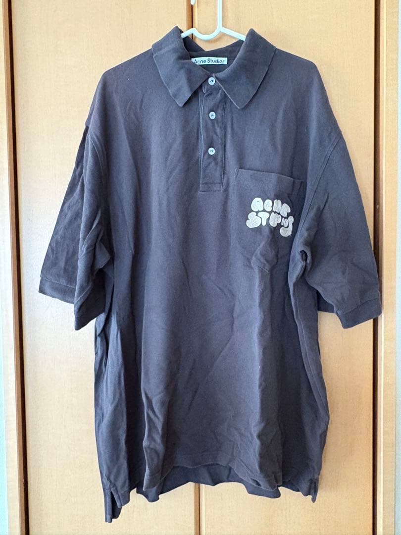 ACNE STUDIOS グレー Bubble ポロシャツ M