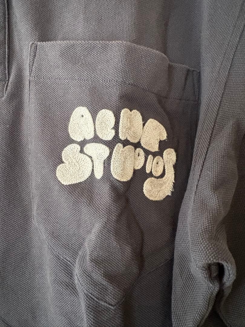 ACNE STUDIOS グレー Bubble ポロシャツ M