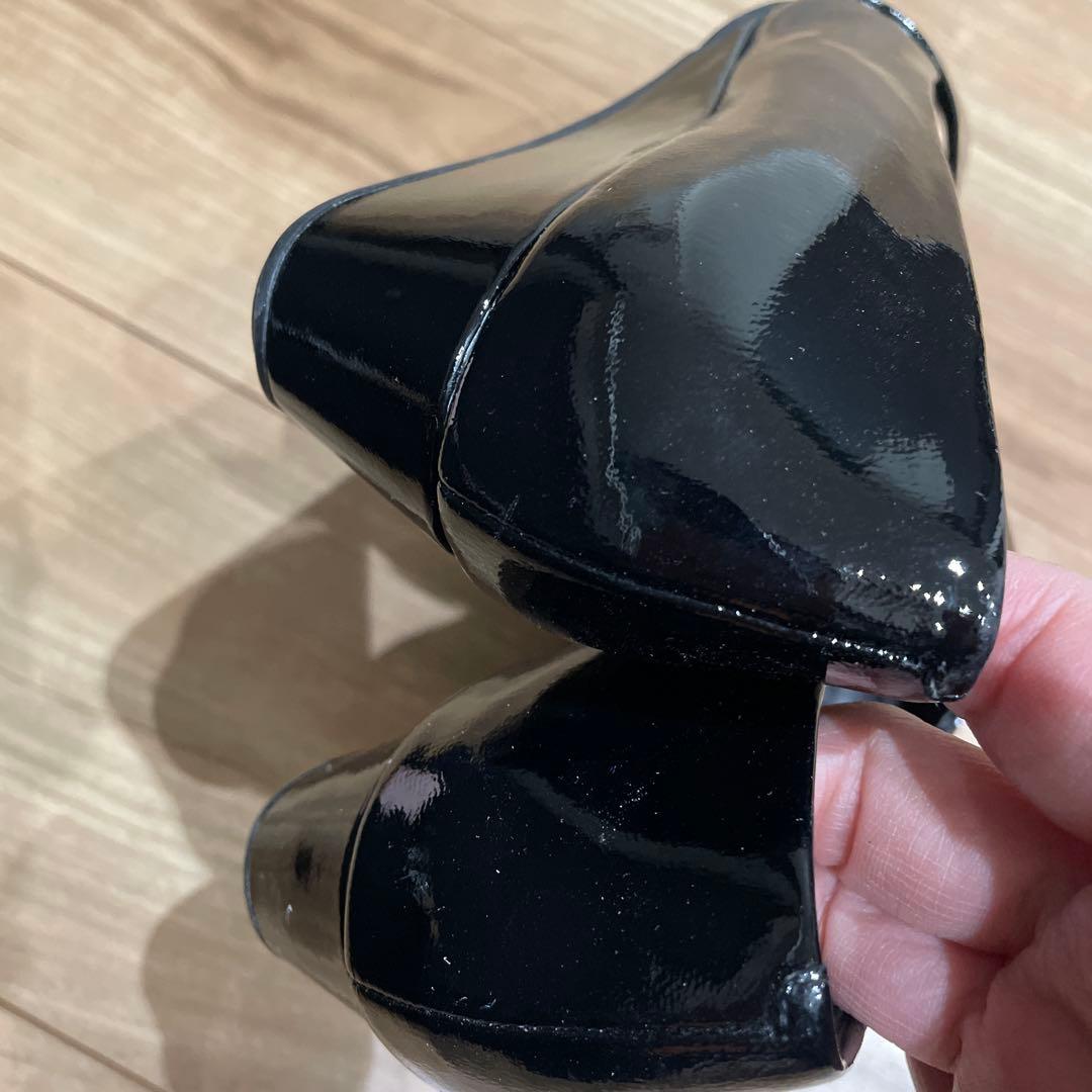 Cole Haan コールハーン　ブラック オープントゥシューズ　パンプス　24