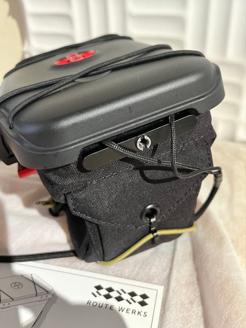 【中古美品】ルートワークス　ハンドルバーバッグ　ブラック