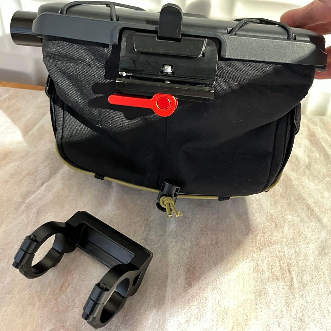 【中古美品】ルートワークス　ハンドルバーバッグ　ブラック