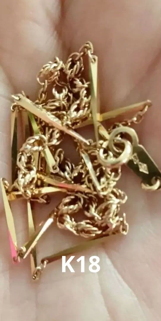 マ*う様 k18ネックレス