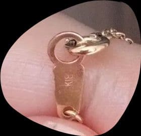 マ*う様 k18ネックレス