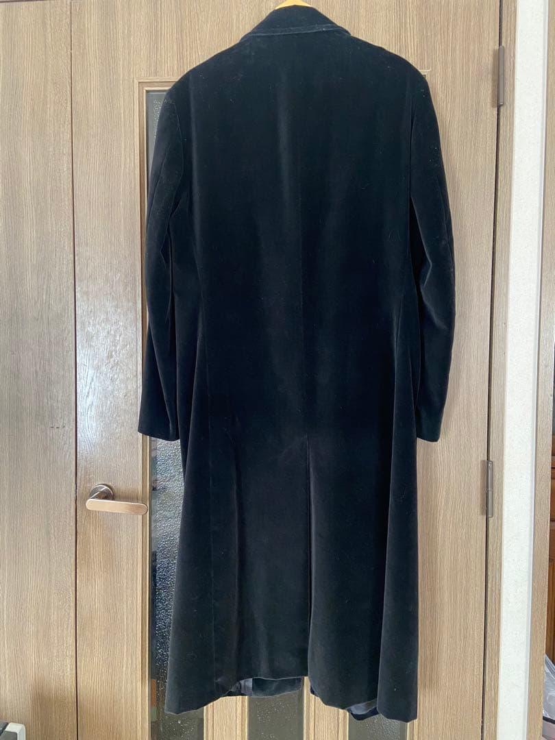 ジャンフランコフェレ★80'Sベロアロングコート ビンテージ FERRE GFF