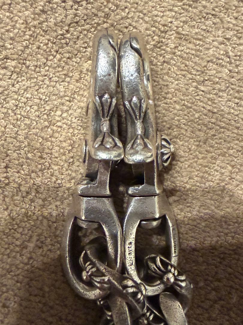 クロムハーツ FANCY LONG 2クリップ ロング　ウォレットチェーン