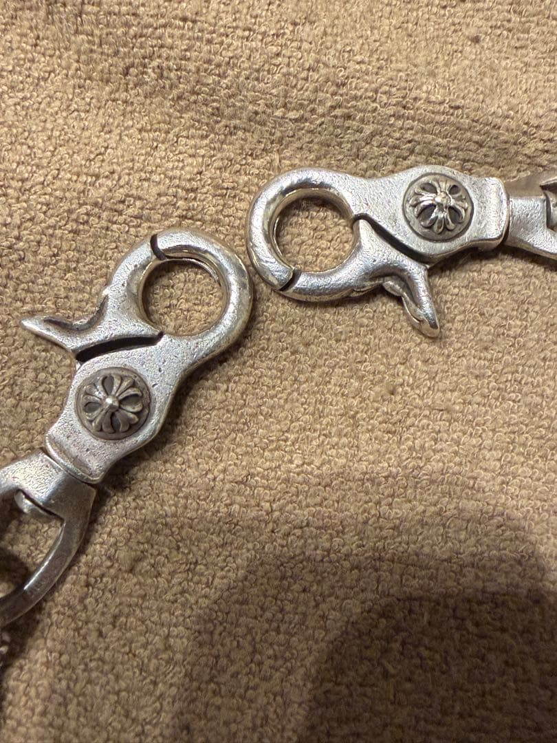 クロムハーツ FANCY LONG 2クリップ ロング　ウォレットチェーン