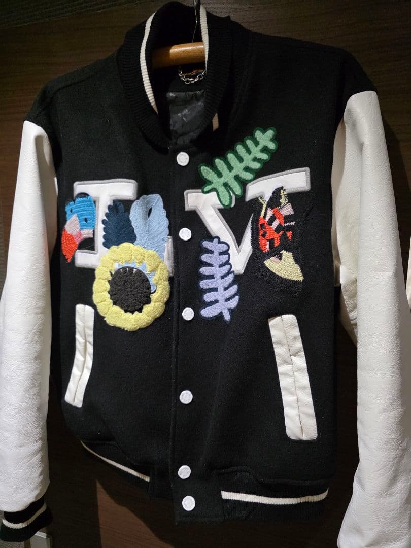 D*W様 LOUIS VUITTON　20SS バーシティジャケット スタジャン