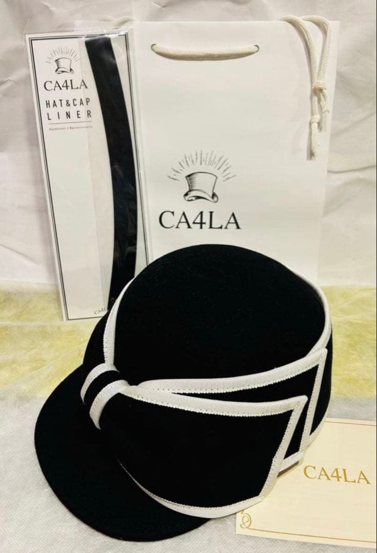 カシラ　CA4LA キャスケット　ブラック　新品未使用　　タグ付き