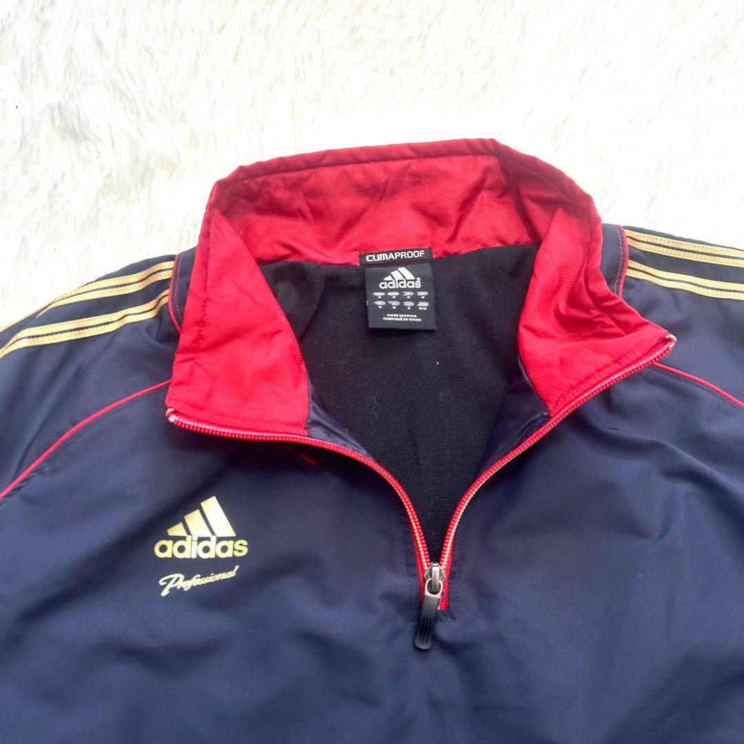 adidas professional セットアップウォーマー 裏起毛 Oサイズ