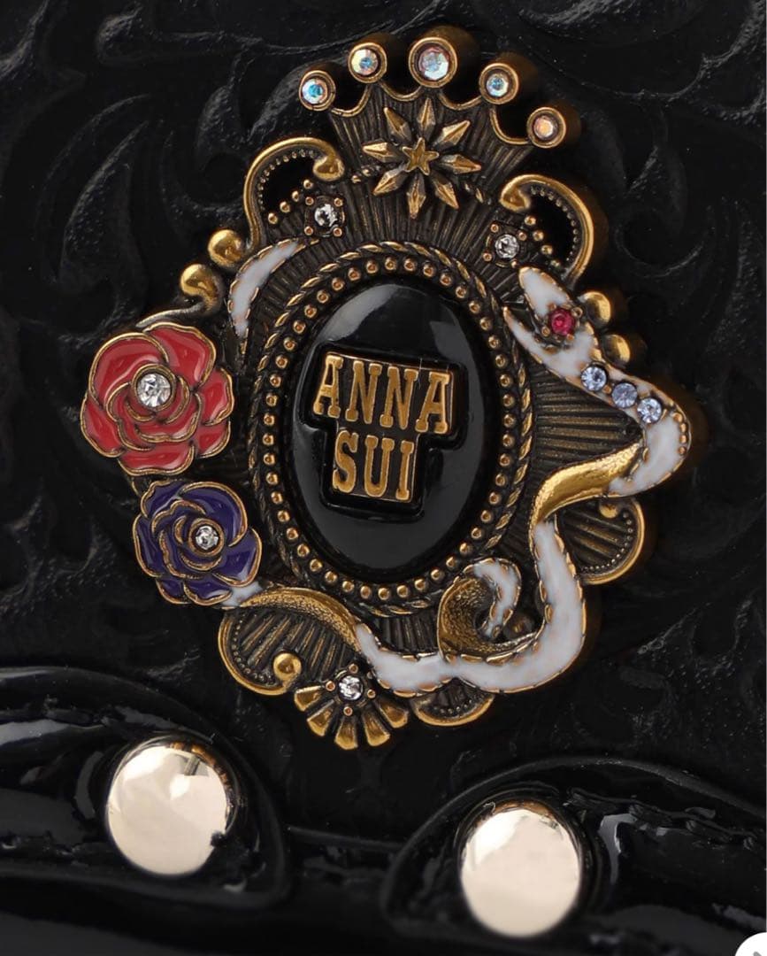 [ANNA SUI] キーケース 本革 レディース セルパン 牛革 レザー