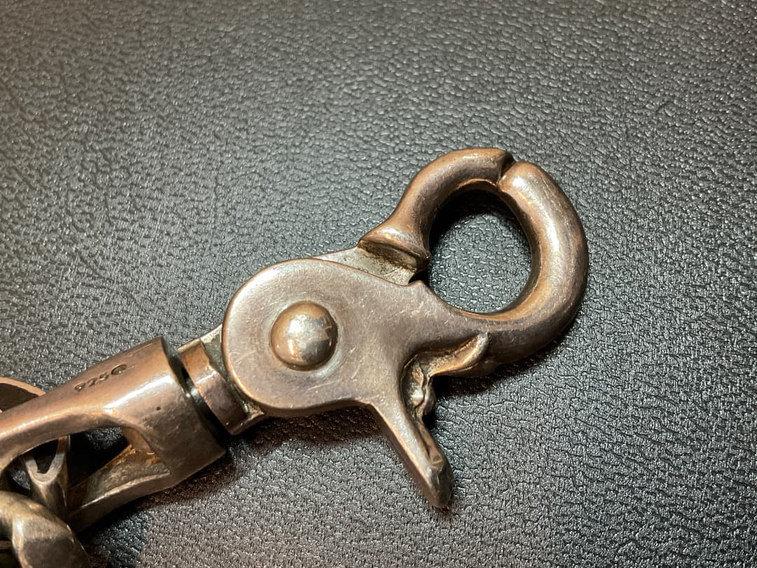 marcos マルコス シルバー × ウッド ウォレットチェーン