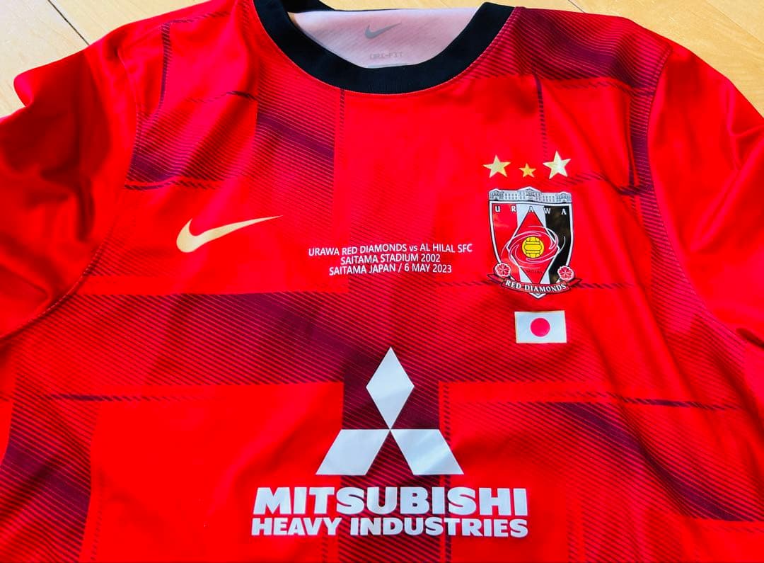 【ACL決勝限定ユニフォーム】浦和レッズ　ソルバッケン パッチ付　2XL