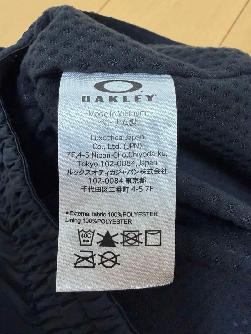 ⭐︎超美品⭐︎OAKLEY ジャージ上下セット ブラック　黒　冬用　Lサイズ