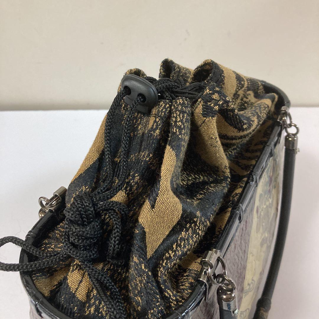 竹カゴ　竹籠　一閑張り