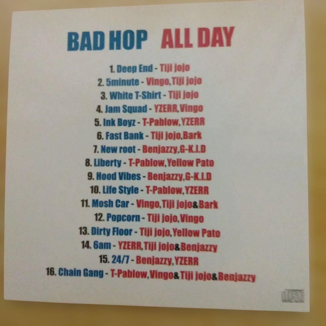 邦楽 BAD HOP ALL DAY