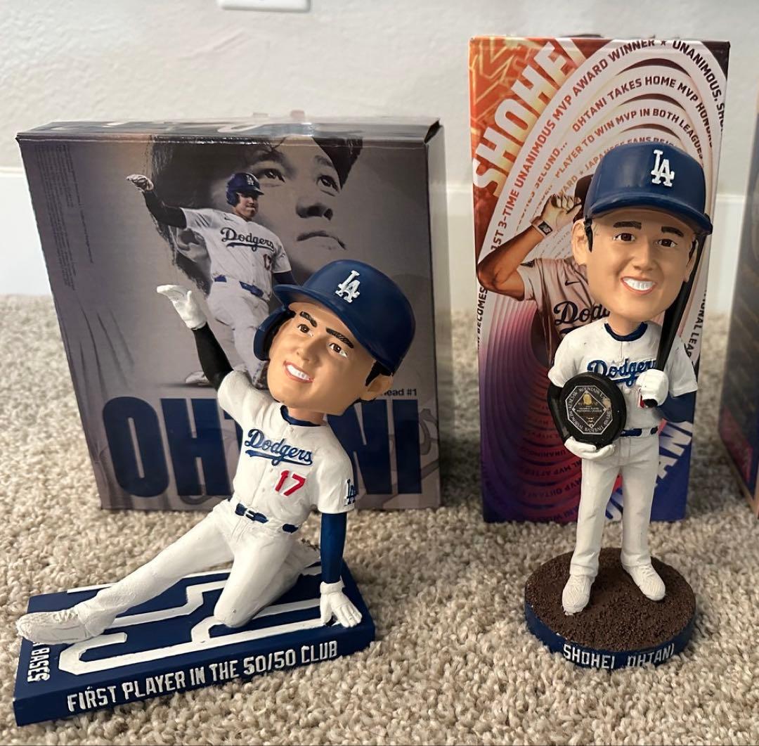 大谷翔平　MVP&スライディングボブルヘッド　2個セット
