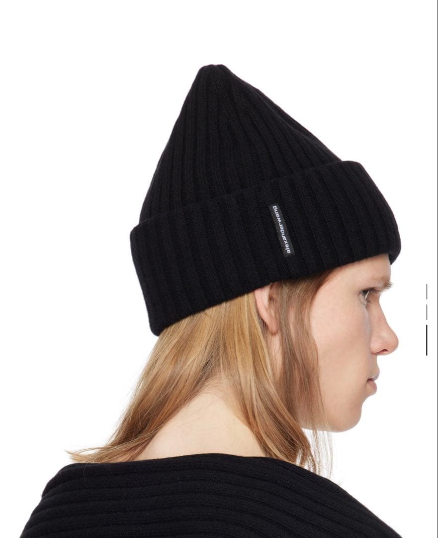 ALEXANDER WANG アレキサンダーワン ビーニー ニット帽 黒