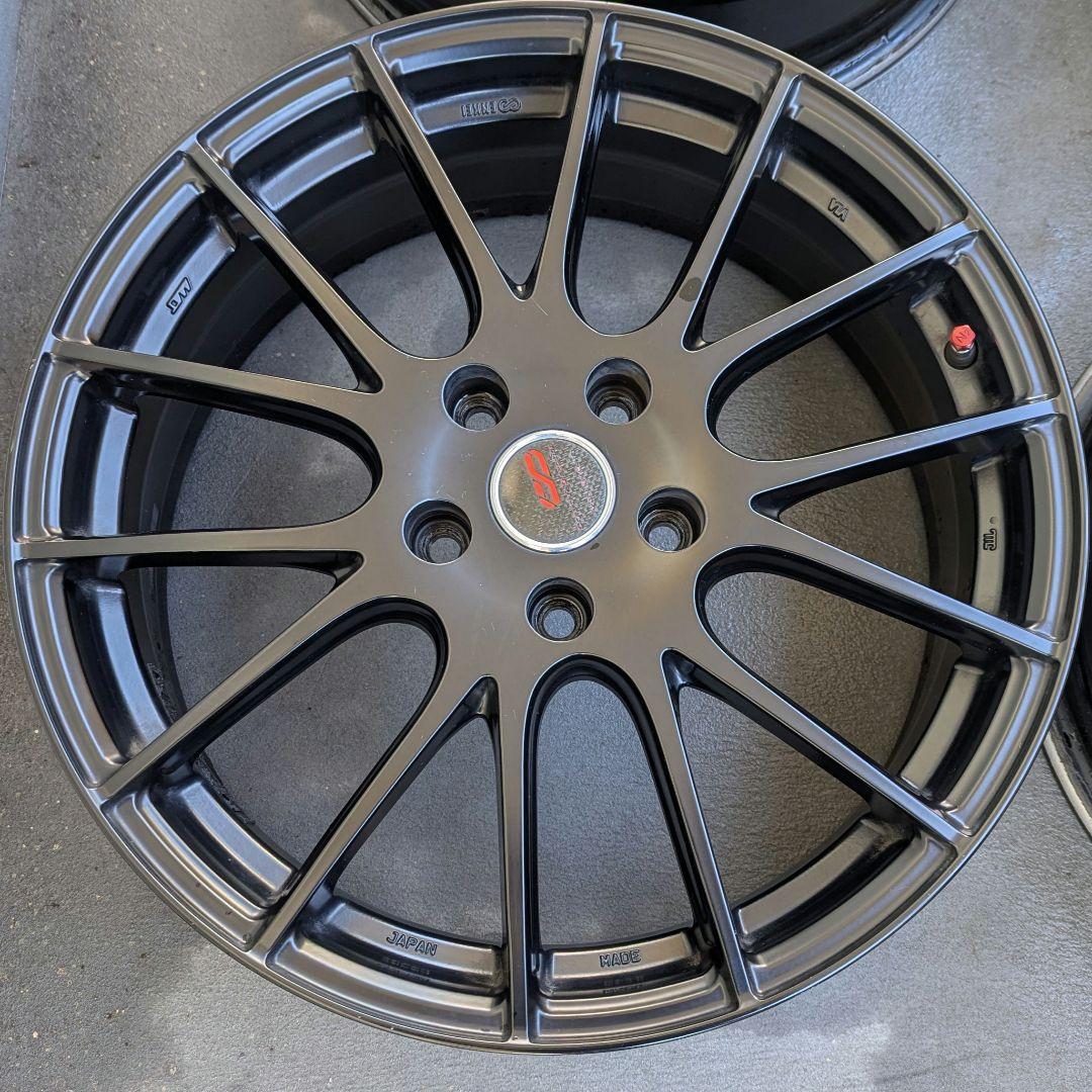 アルミホイール4本 CDM1 (18in 7J +48 PCD114.3)