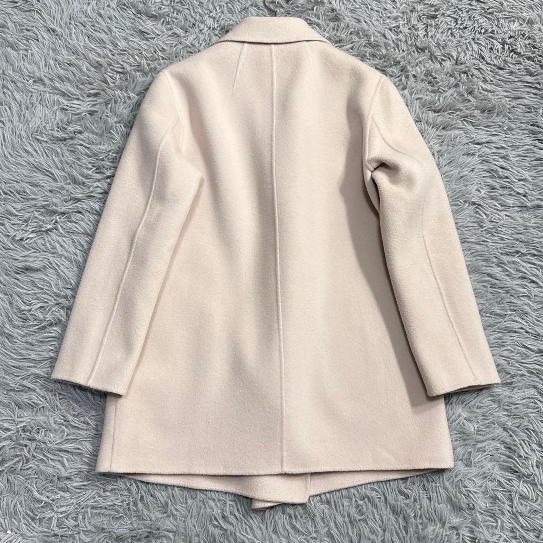 美品✨22AW セオリー カシミヤ混 LUXE NEW DIVIDE ピンク